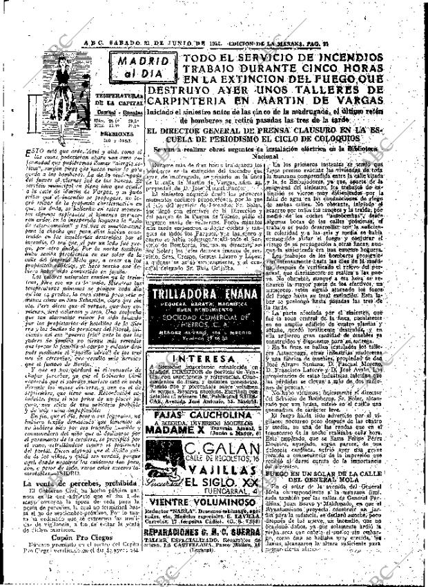 ABC MADRID 21-06-1952 página 25