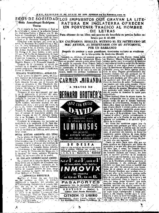 ABC MADRID 22-06-1952 página 39