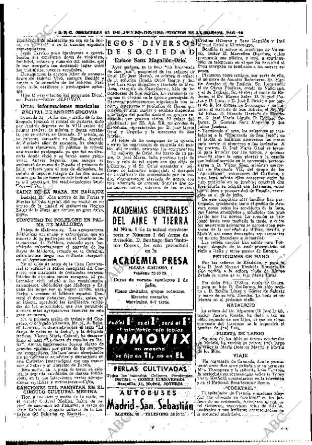 ABC MADRID 25-06-1952 página 18