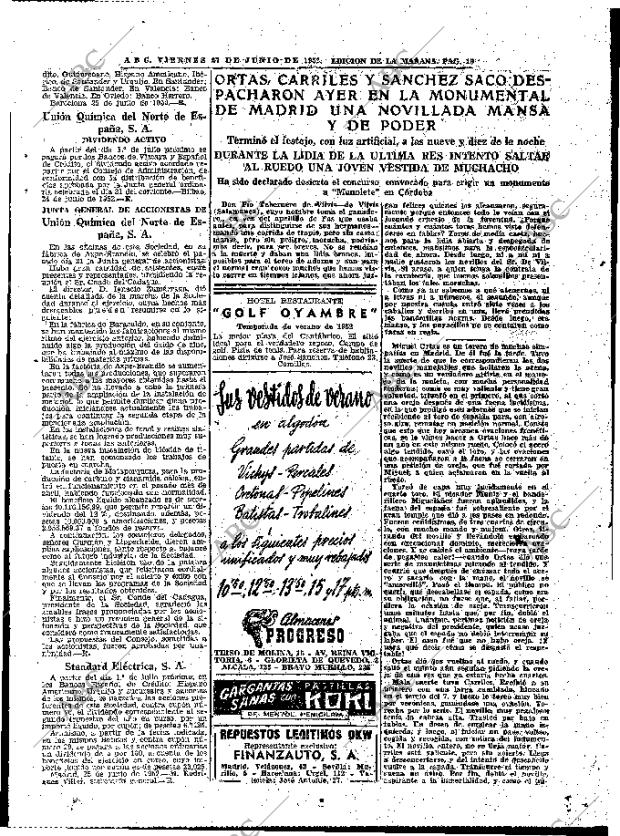 ABC MADRID 27-06-1952 página 19