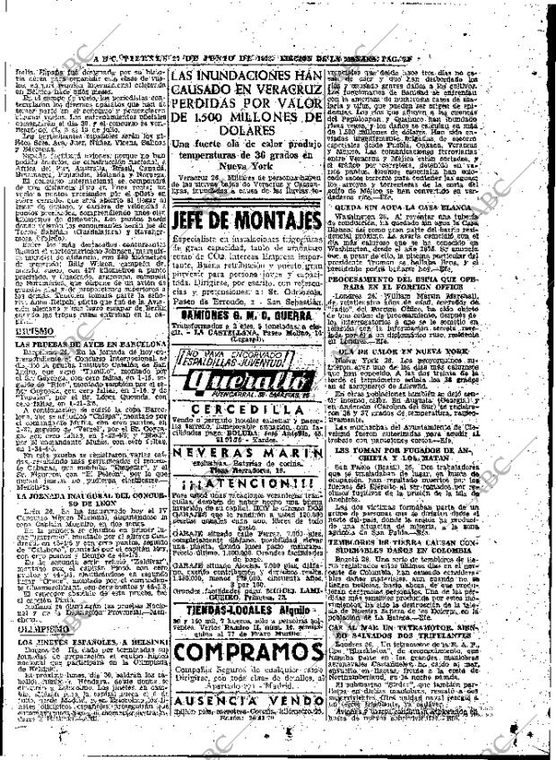 ABC MADRID 27-06-1952 página 25