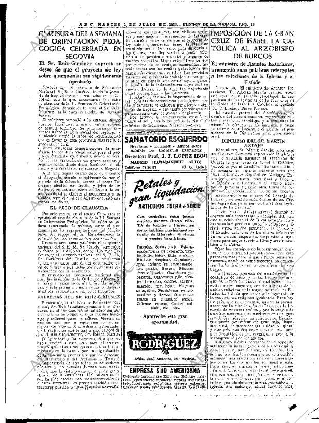ABC MADRID 01-07-1952 página 18