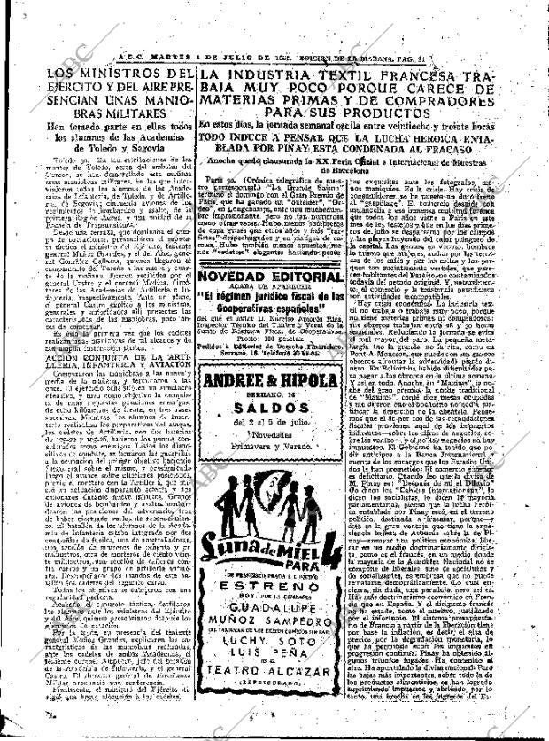 ABC MADRID 01-07-1952 página 21