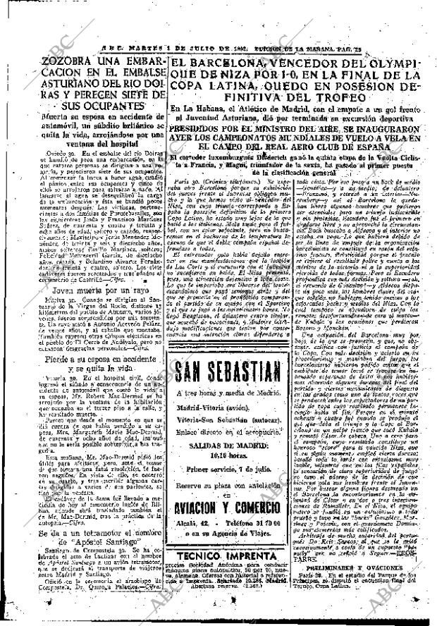 ABC MADRID 01-07-1952 página 25