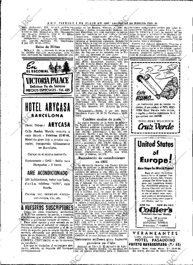 ABC MADRID 04-07-1952 página 20