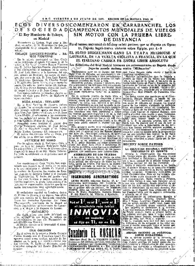 ABC MADRID 04-07-1952 página 21