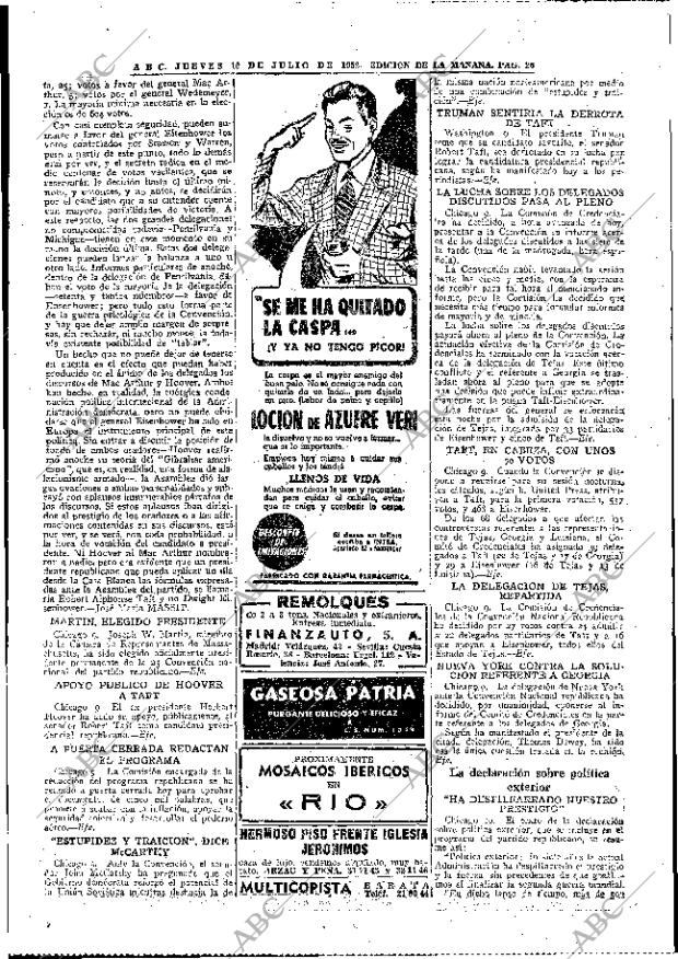 ABC MADRID 10-07-1952 página 20