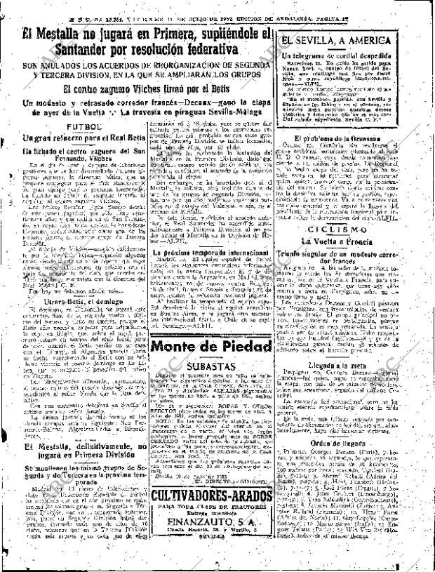 ABC SEVILLA 11-07-1952 página 17