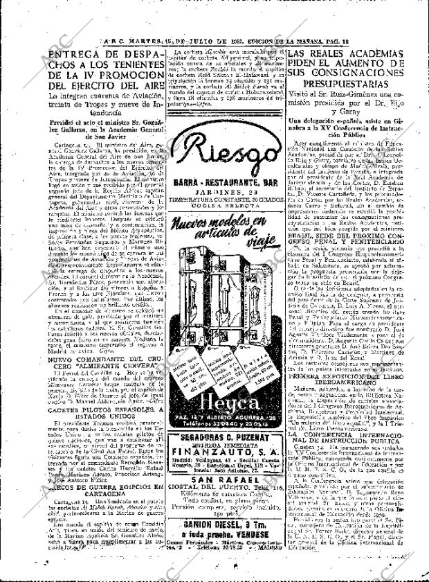 ABC MADRID 15-07-1952 página 18