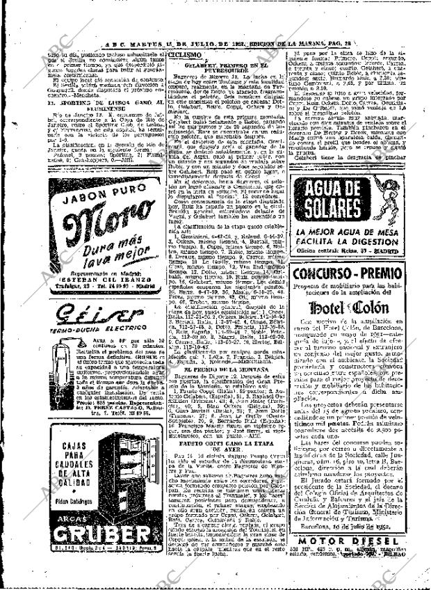 ABC MADRID 15-07-1952 página 28