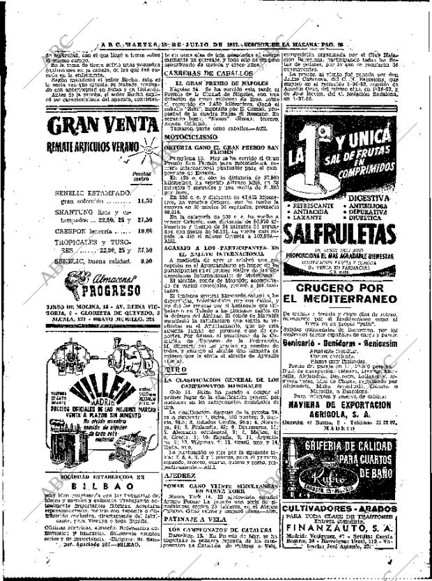 ABC MADRID 15-07-1952 página 30