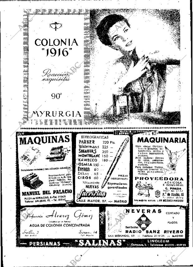 ABC MADRID 15-07-1952 página 4