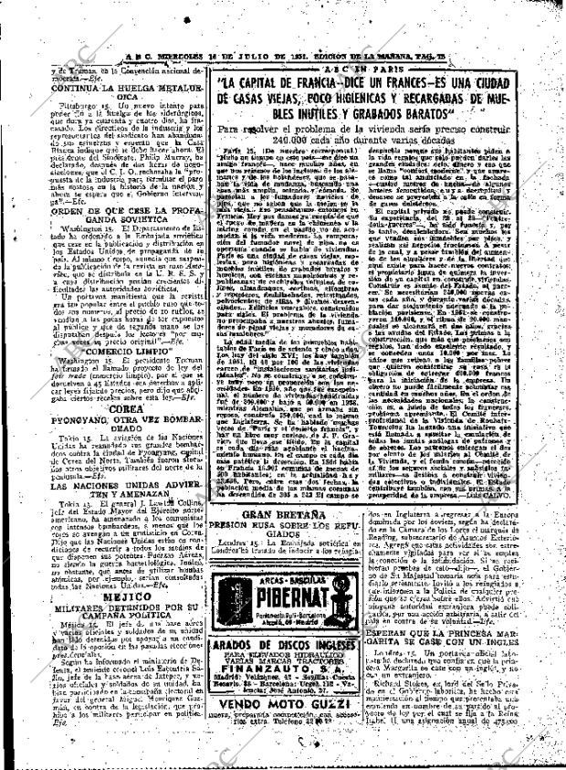 ABC MADRID 16-07-1952 página 15