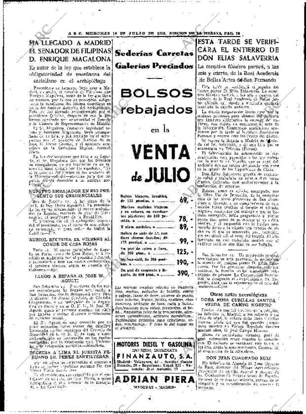 ABC MADRID 16-07-1952 página 18