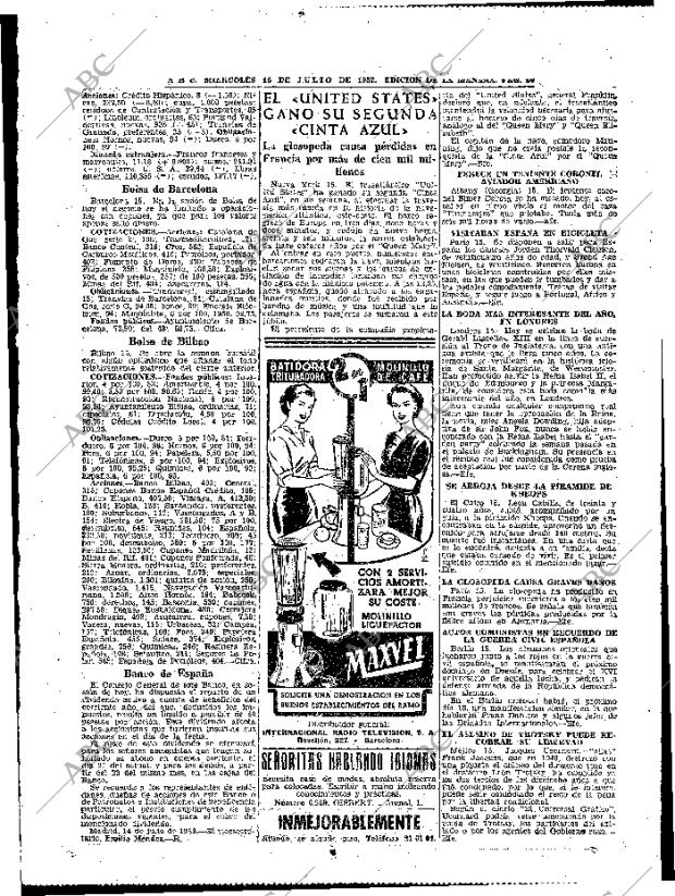ABC MADRID 16-07-1952 página 20