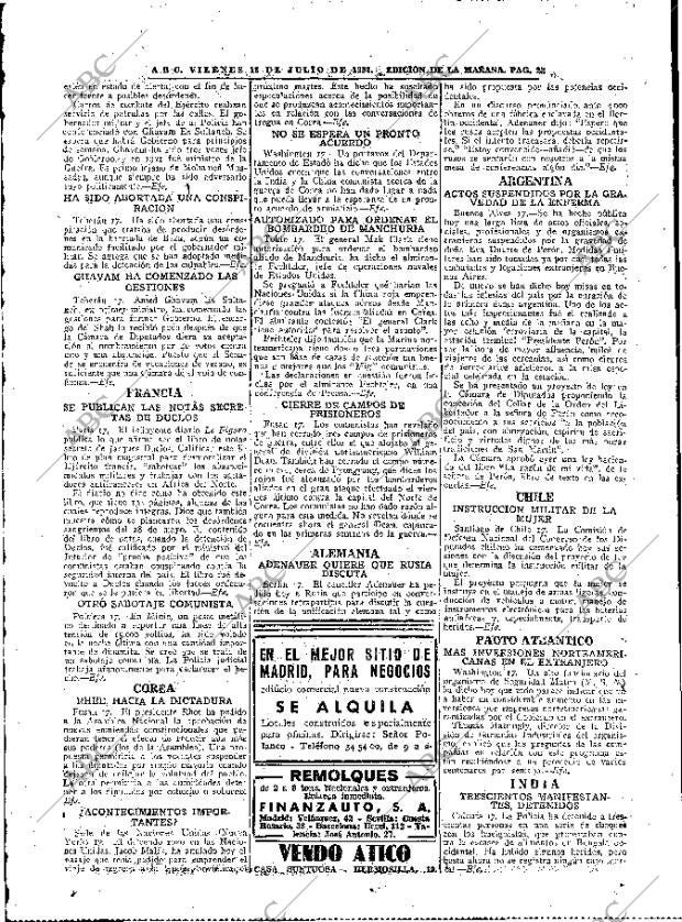 ABC MADRID 18-07-1952 página 22