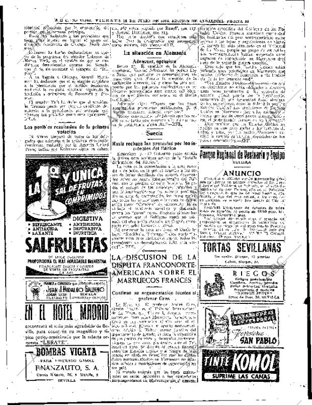 ABC SEVILLA 18-07-1952 página 18