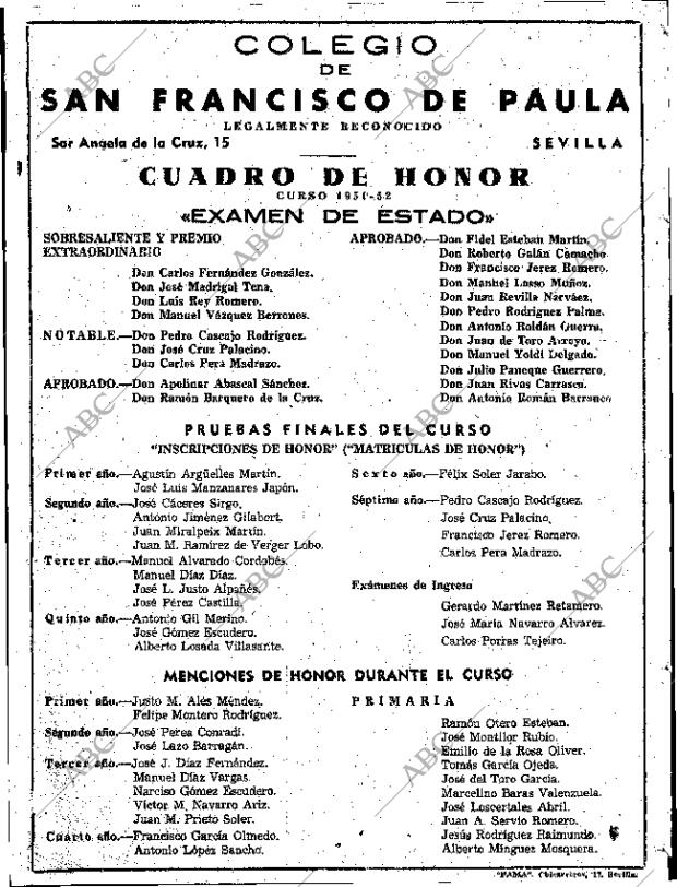 ABC SEVILLA 18-07-1952 página 2