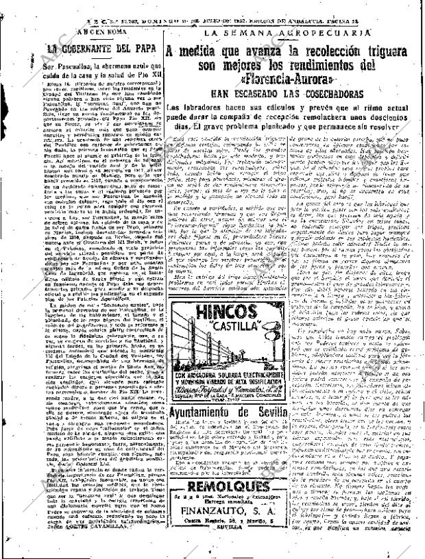 ABC SEVILLA 20-07-1952 página 11