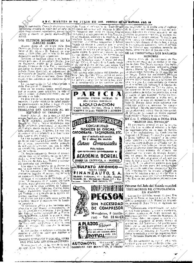 ABC MADRID 29-07-1952 página 20
