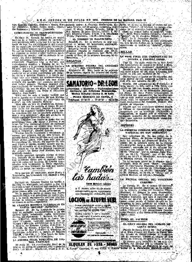 ABC MADRID 31-07-1952 página 21