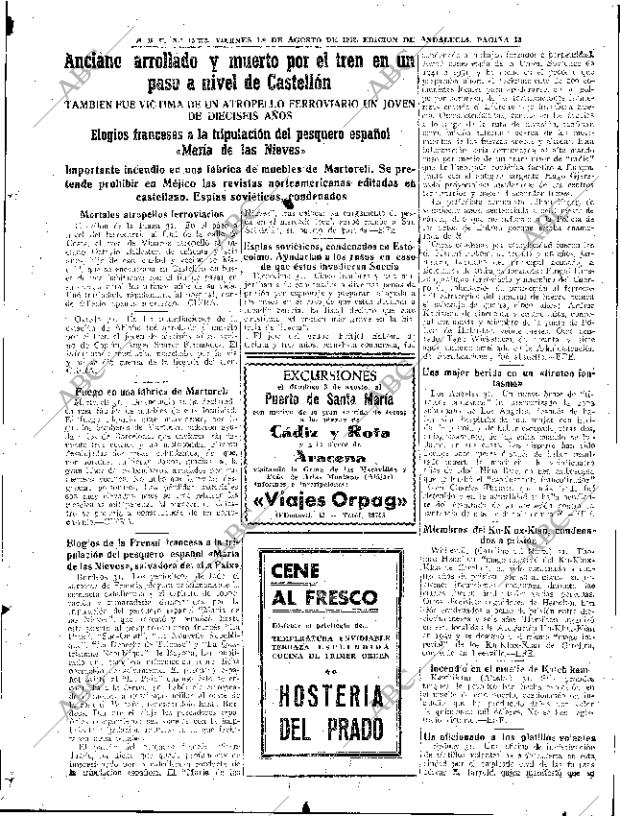 ABC SEVILLA 01-08-1952 página 13