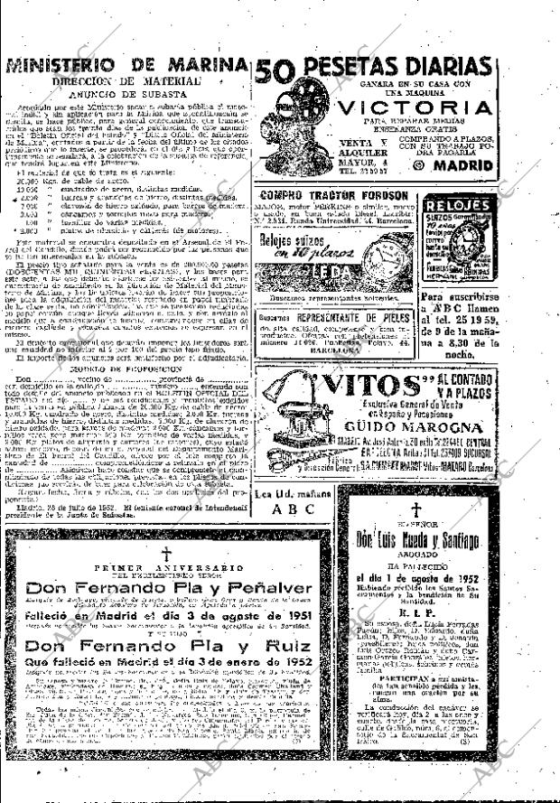 ABC MADRID 02-08-1952 página 25