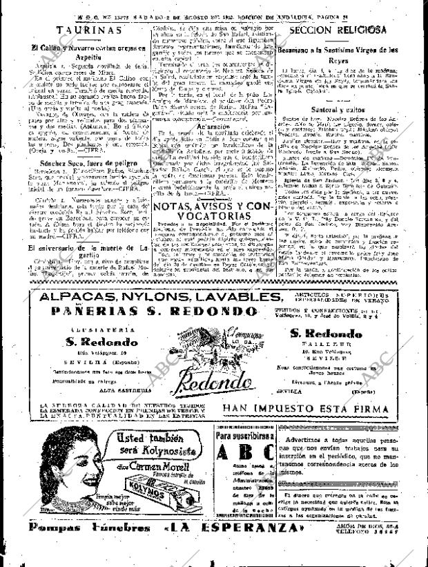 ABC SEVILLA 02-08-1952 página 21