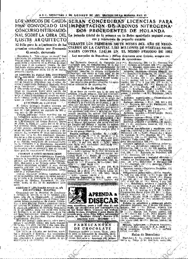 ABC MADRID 06-08-1952 página 17