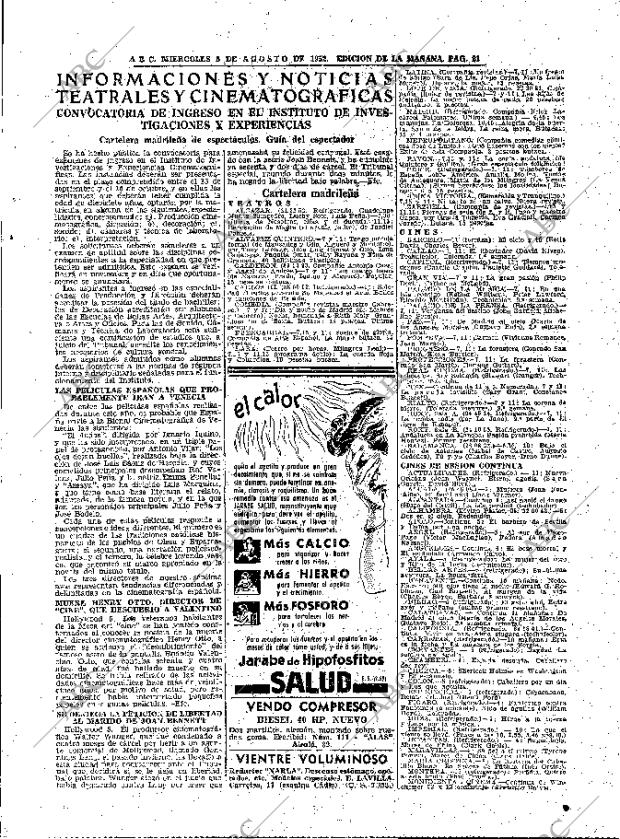 ABC MADRID 06-08-1952 página 21