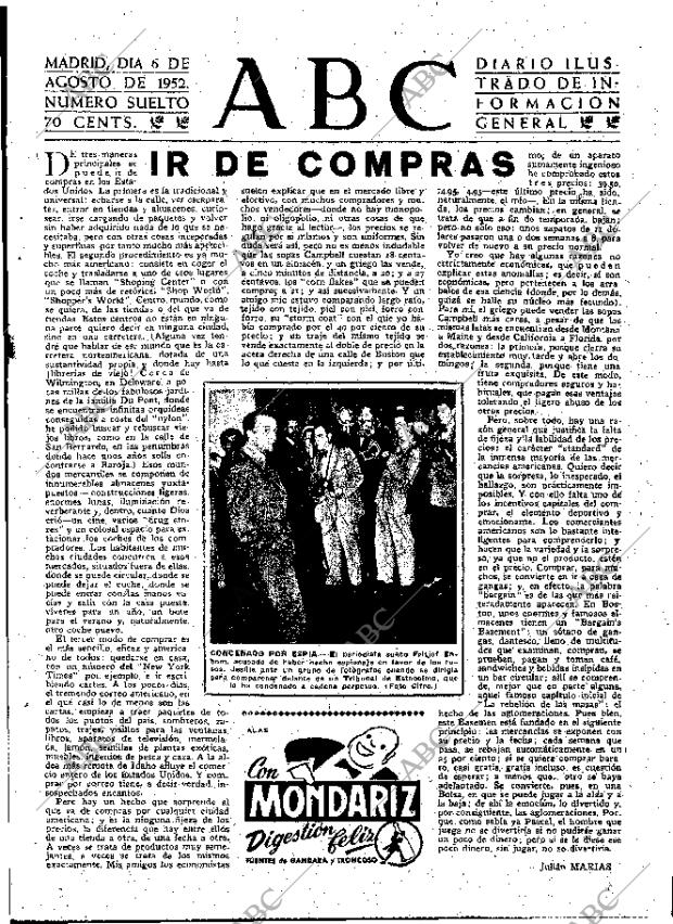 ABC MADRID 06-08-1952 página 3