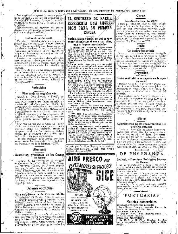ABC SEVILLA 08-08-1952 página 11