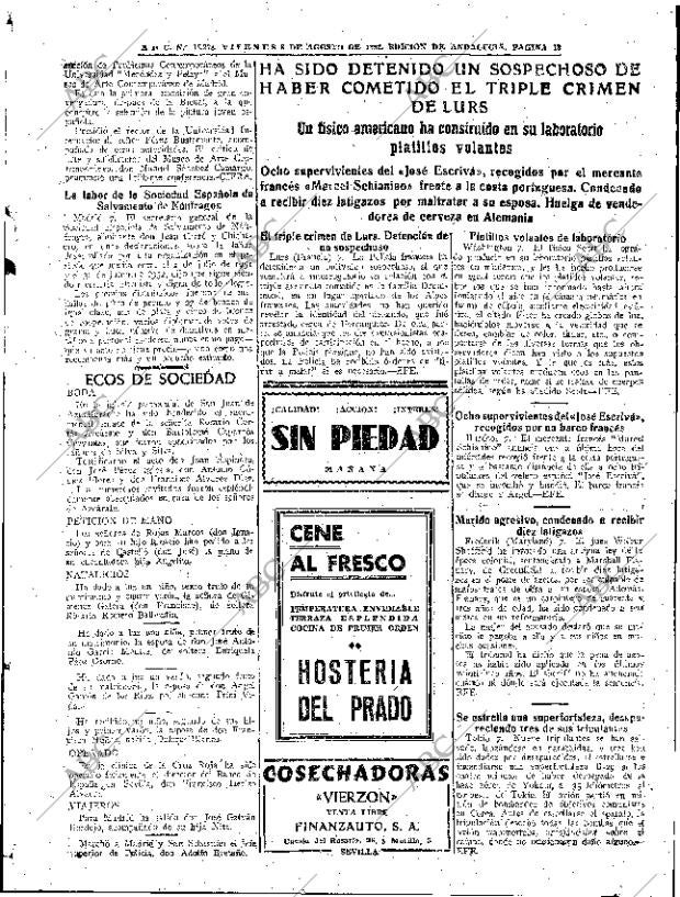 ABC SEVILLA 08-08-1952 página 13