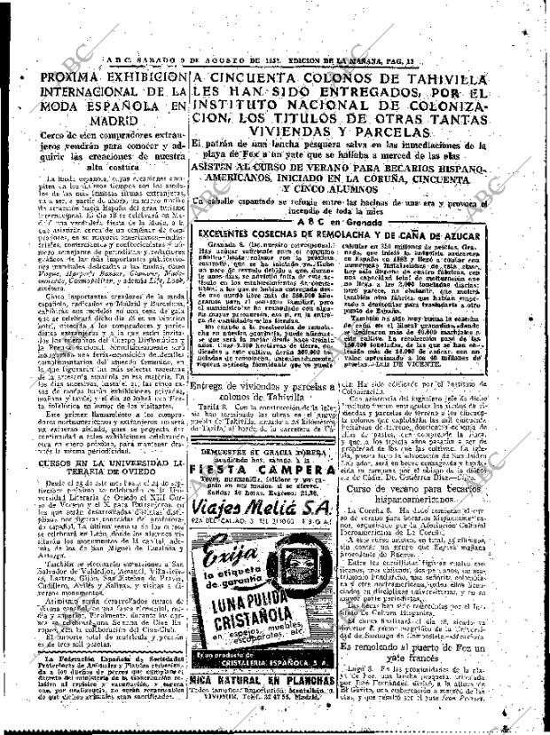 ABC MADRID 09-08-1952 página 13