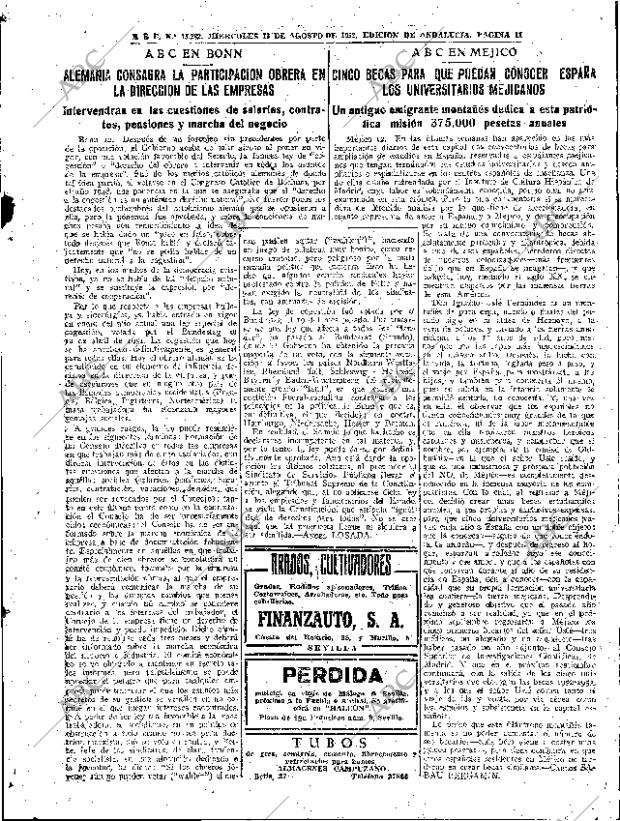 ABC SEVILLA 13-08-1952 página 11