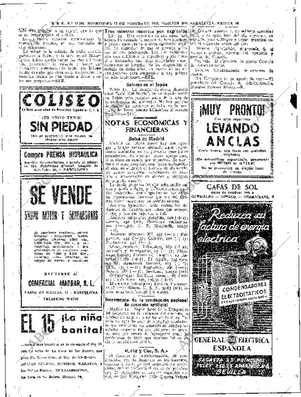 ABC SEVILLA 13-08-1952 página 16