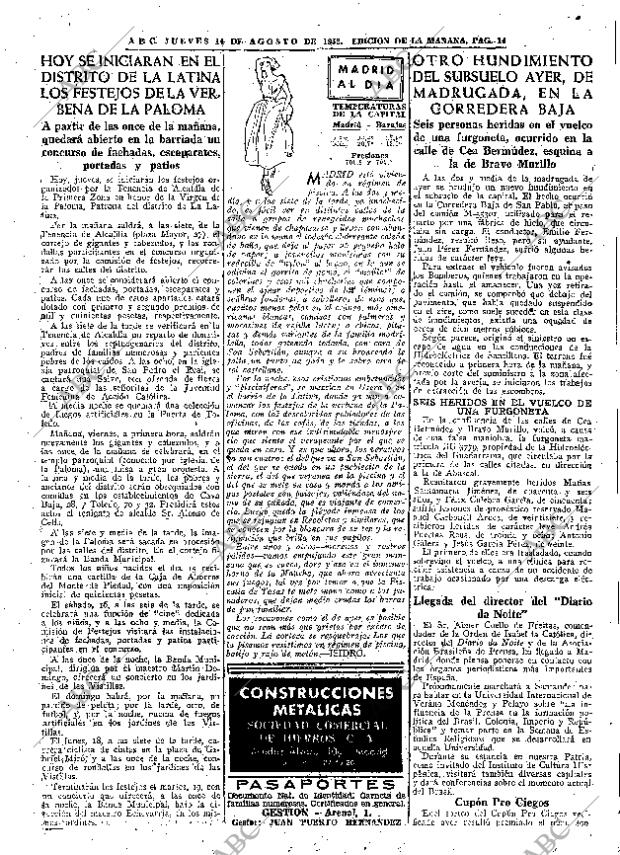 ABC MADRID 14-08-1952 página 14