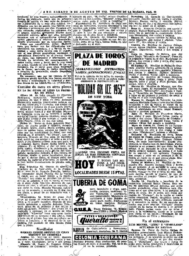 ABC MADRID 16-08-1952 página 22