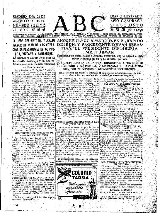 ABC MADRID 23-08-1952 página 7