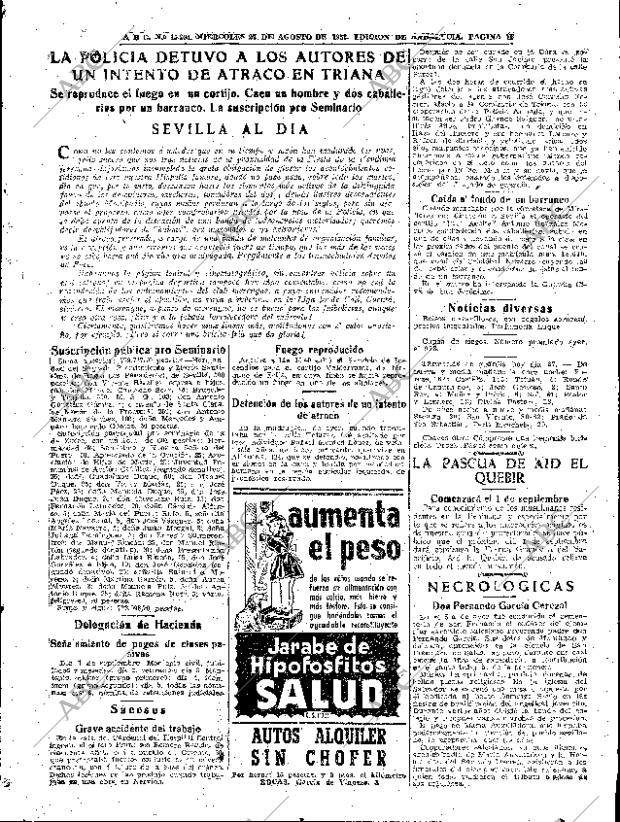 ABC SEVILLA 27-08-1952 página 15