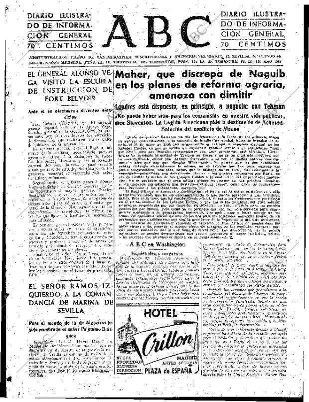 ABC SEVILLA 28-08-1952 página 7