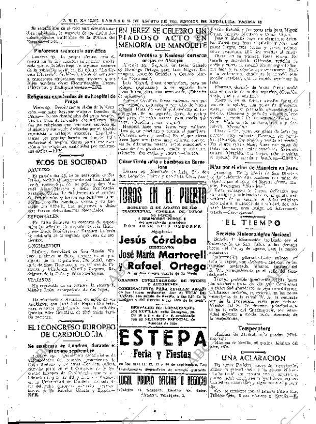 ABC SEVILLA 30-08-1952 página 12