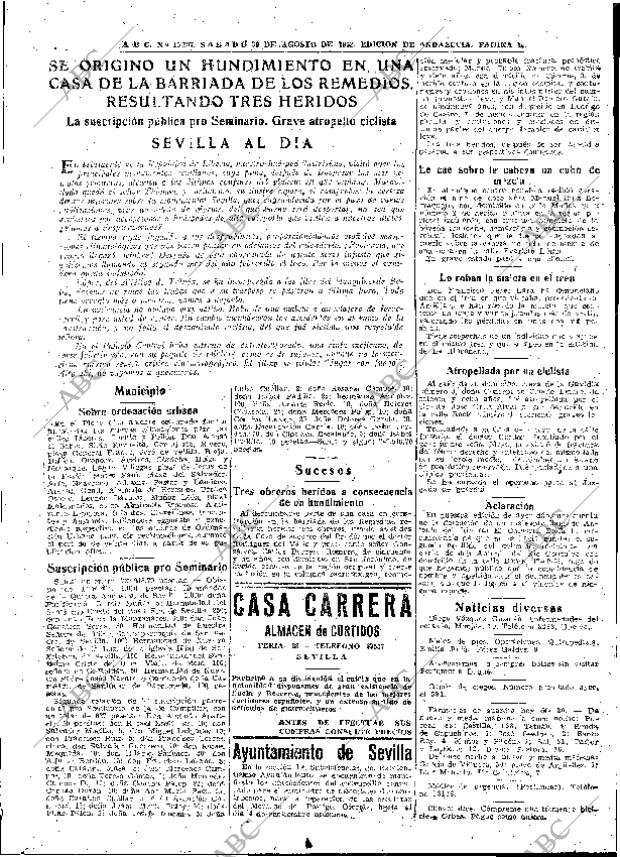 ABC SEVILLA 30-08-1952 página 13