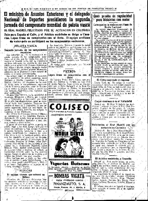 ABC SEVILLA 30-08-1952 página 15