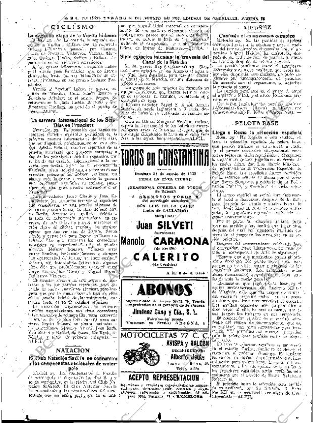 ABC SEVILLA 30-08-1952 página 16