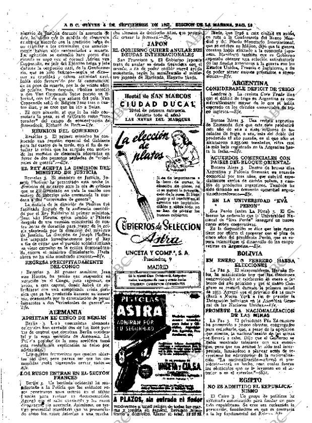 ABC MADRID 04-09-1952 página 10