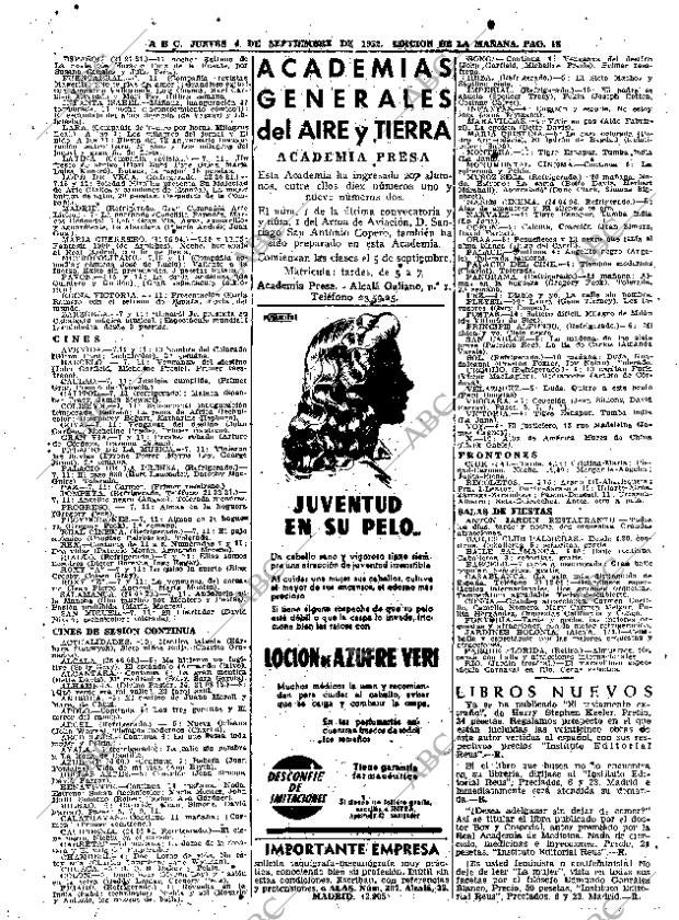 ABC MADRID 04-09-1952 página 18