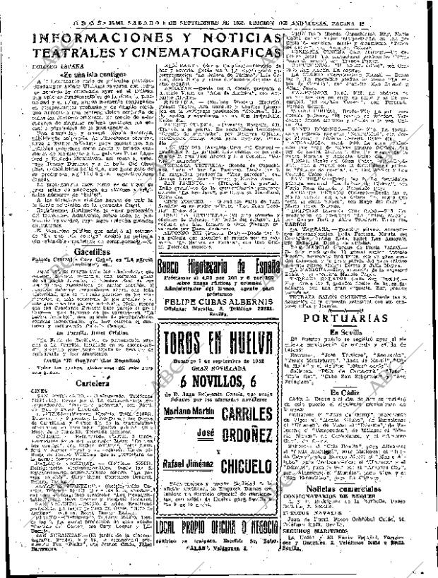 ABC SEVILLA 06-09-1952 página 16