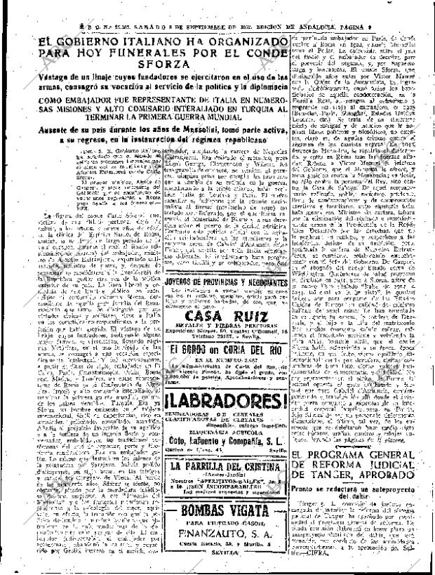 ABC SEVILLA 06-09-1952 página 9