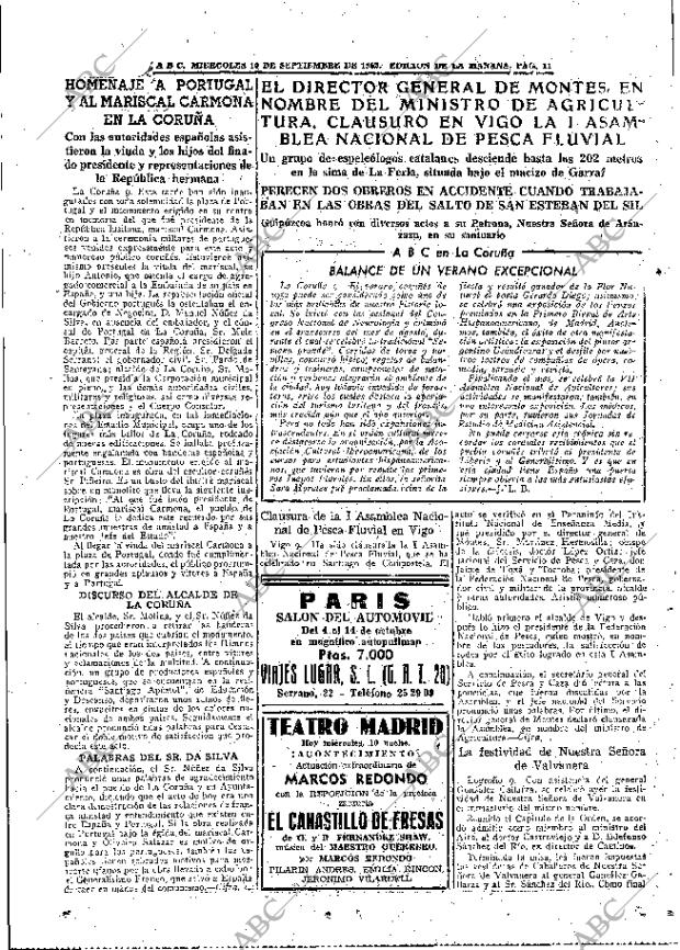 ABC MADRID 10-09-1952 página 11